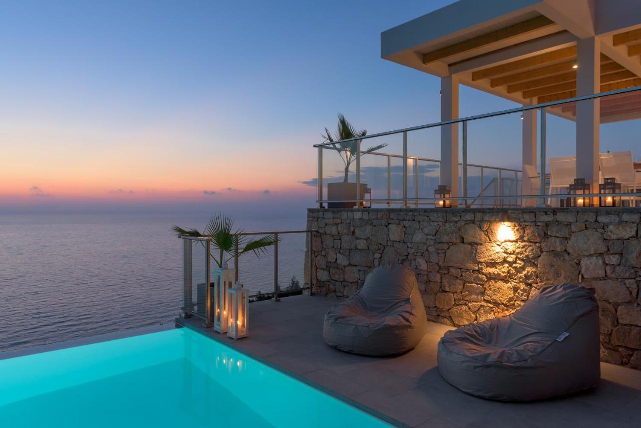 Kathisma Bay Villas - Luxury Villas - Villa Helios Kalamitsi  Bagian luar foto