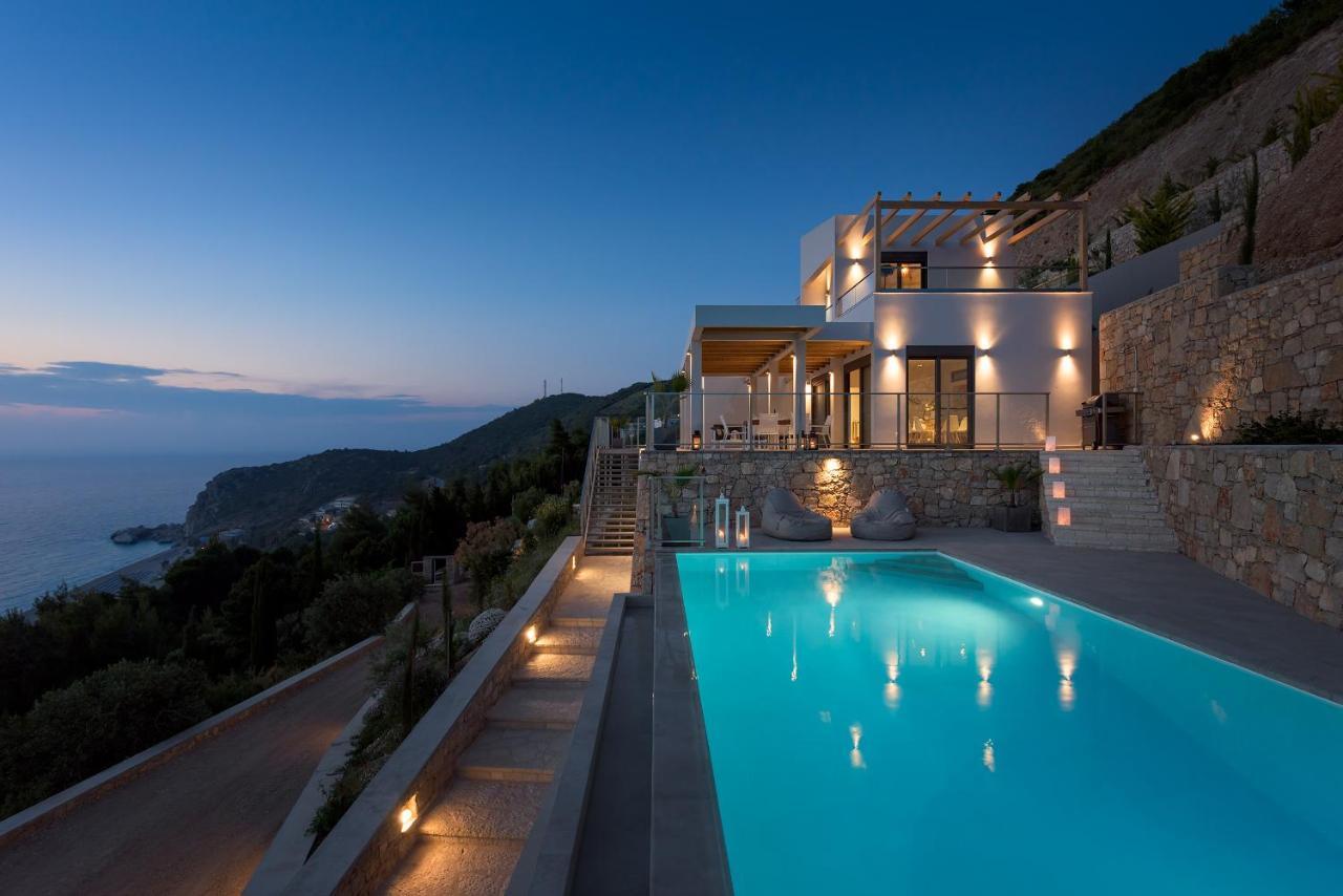 Kathisma Bay Villas - Luxury Villas - Villa Helios Kalamitsi  Bagian luar foto